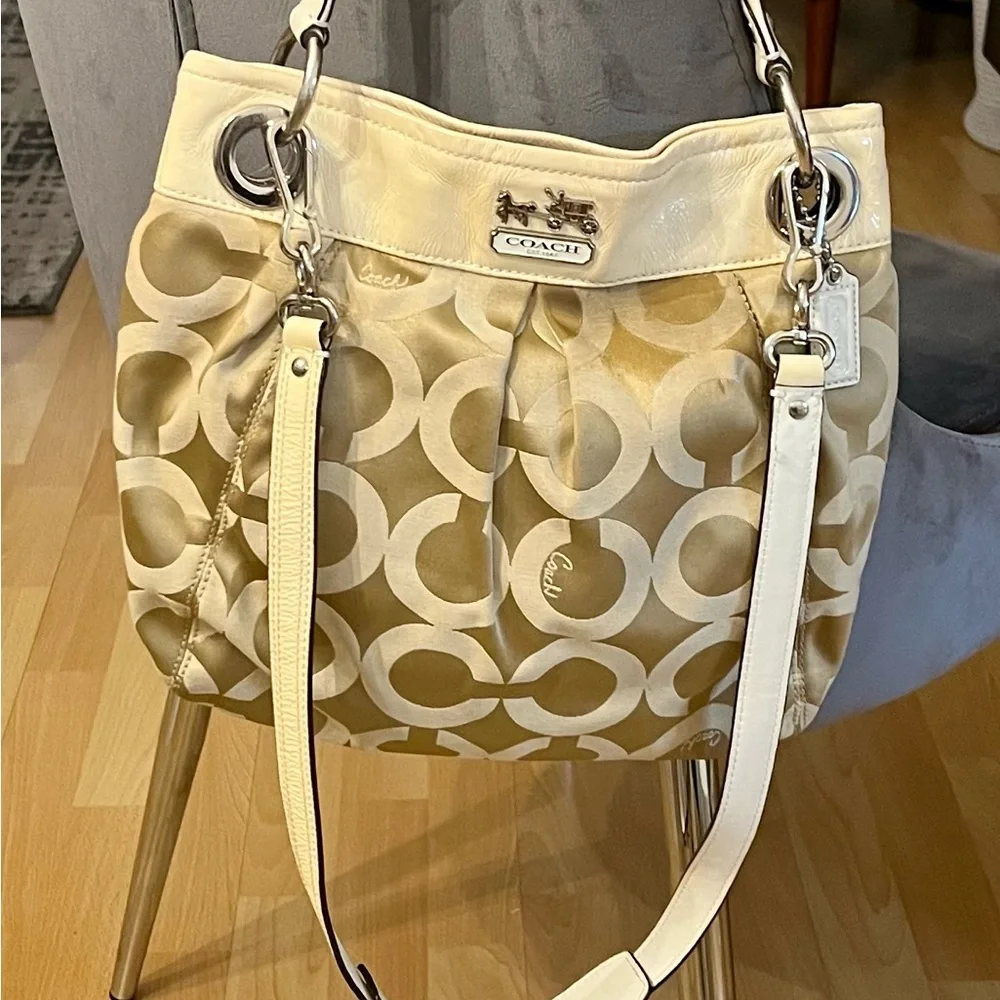 Coach champagne colored Crossbody - Picture 2 of 7